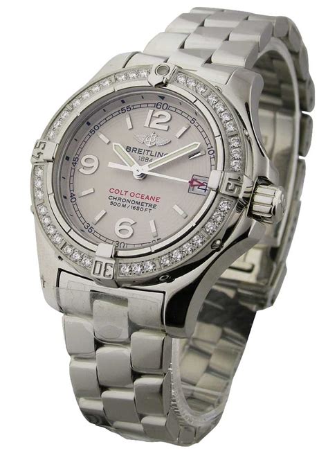 breitling ladies colt oceane watch|Breitling chronomat colt automatic watch.